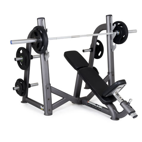 830H Olympic Incline Bench Press (with disc storage)